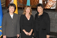 Dr. Yvette Roubideaux, Beverly Miller, Margo Kerrigan